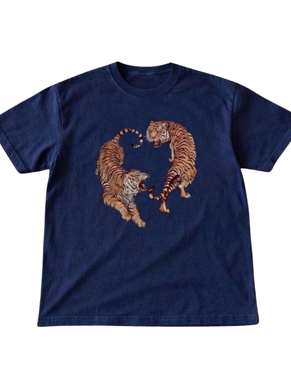 Gildan Navy Tiger Graphic Tee